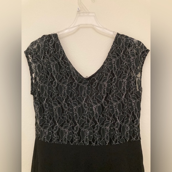 Black Cocktail/Semi-Formal Dress — Sz M - Picture 2 of 10